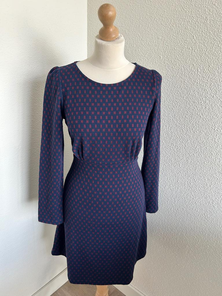 King Louie maat M Duffy dress Peroni 2399, Maat 38/40 (M), Blauw, Ophalen of Verzenden, Zo goed als nieuw