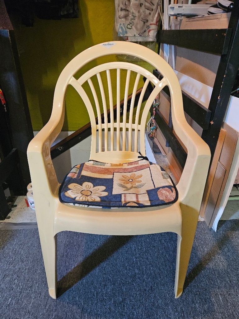 Tuinmeubelen, Ophalen, 4 zitplaatsen, Kunststof, Zo goed als nieuw