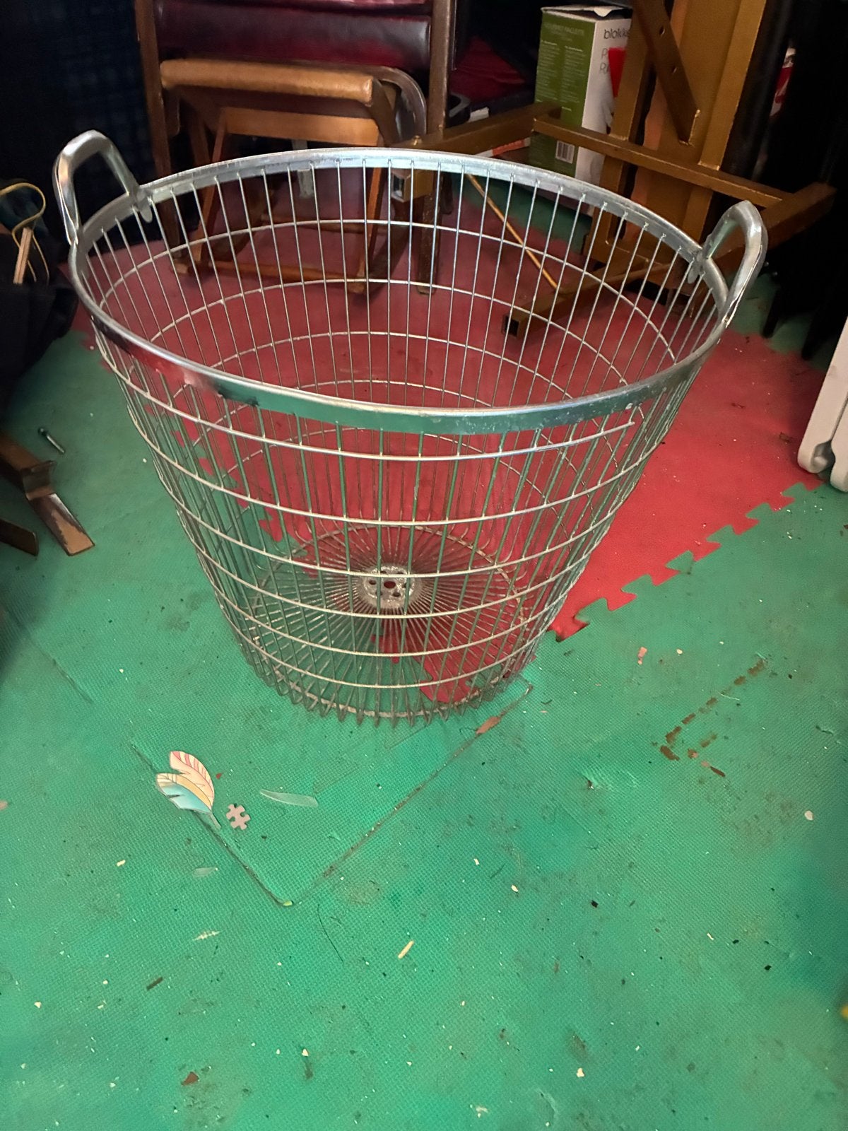 Aardappelmand groot en klein - Set of los te koop, Ophalen, Vintage, Gebruikt, Meerkleurig