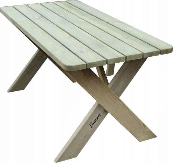 Tuintafel 150 cm – Massief & Geïmpregneerd – 60% Korting!, Ophalen, Nieuw, Rechthoekig, Hout