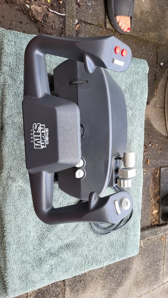 CH Products Flight Sim Yoke USB Vliegtuig Stuur Flight S, Ophalen of Verzenden, Zo goed als nieuw, CH Products Pro