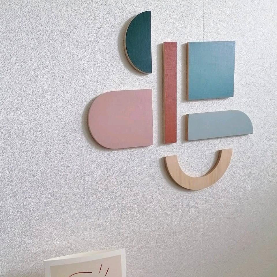 Abstract kleurrijk wanddecoratie, Huis en Inrichting, Woonaccessoires | Wanddecoraties, Ophalen of Verzenden, Zo goed als nieuw