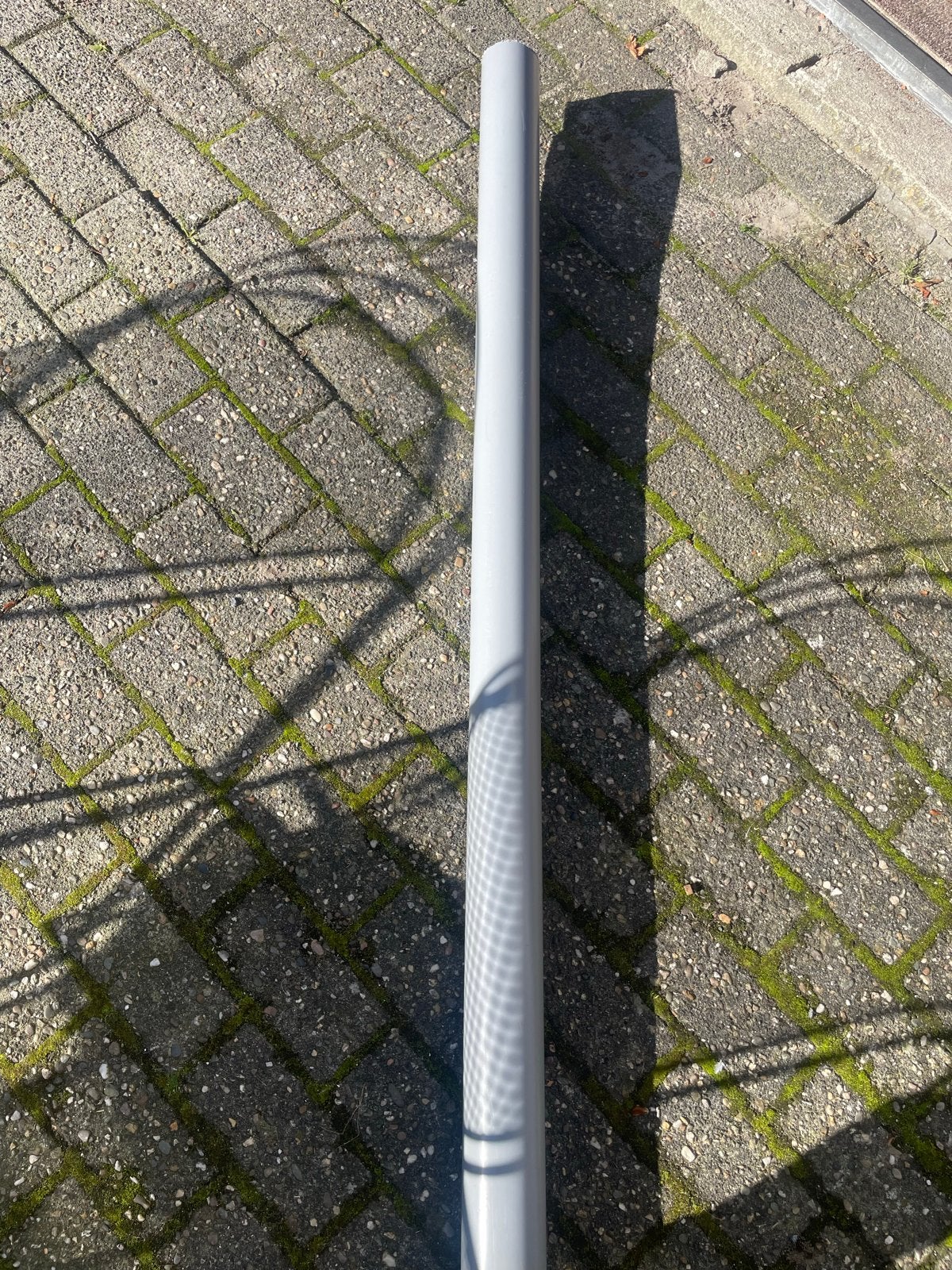 Dyk Grijze PVC buis 270 cm lang, 8 cm breed, Ophalen, Gebruikt, Pvc, 2 tot 4 meter
