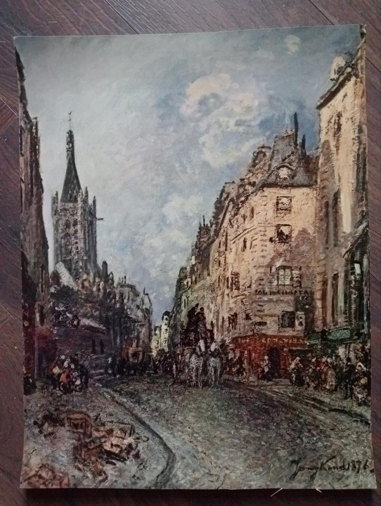 Jongkind print 30 x 40 cm, Ophalen of Verzenden