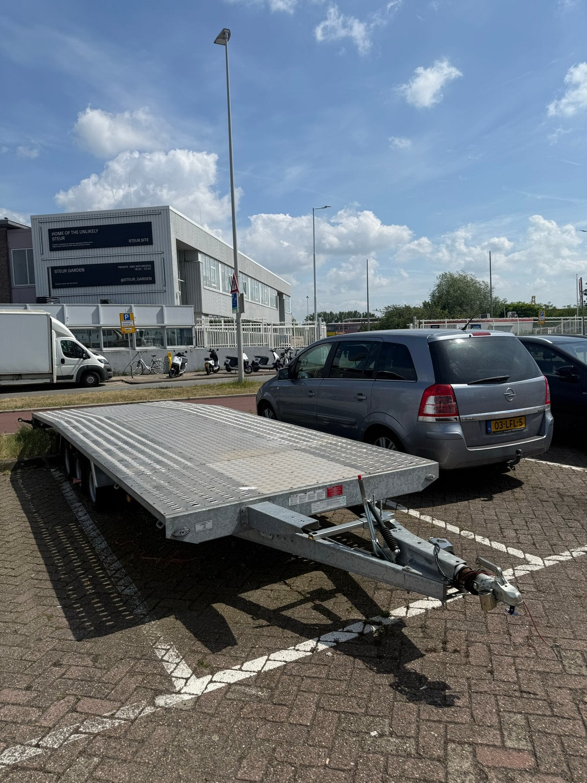 Niewiadow autotransporter 3500 kg, Ophalen, Gebruikt
