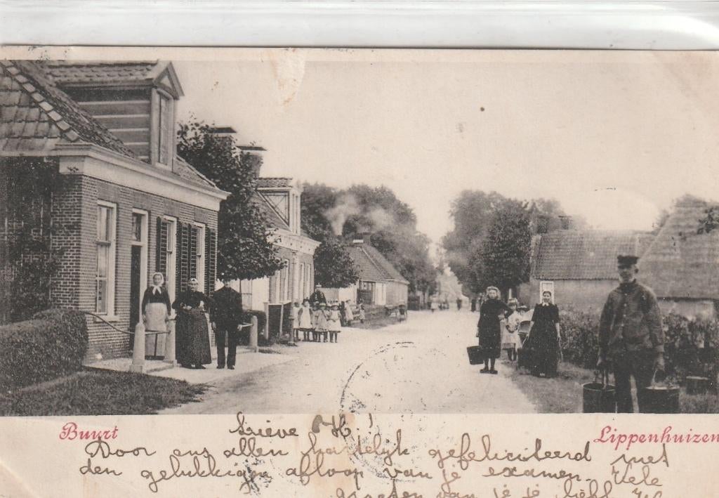 Lippenhuizen, Verzenden, Voor 1920, Gelopen, Friesland