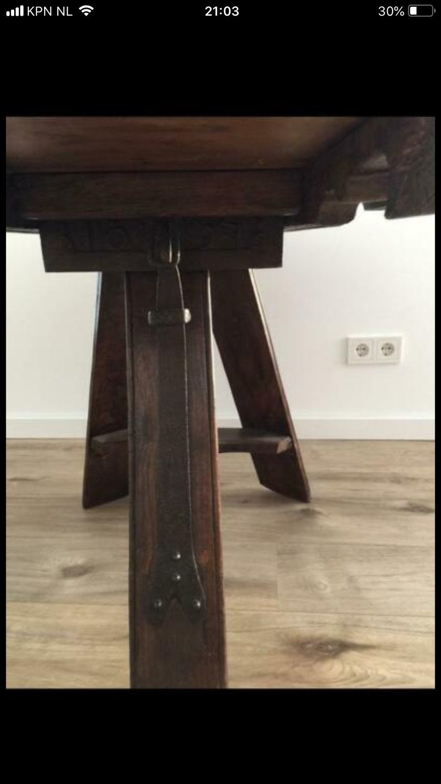 Antieke franse wijntafel, Antiek en Kunst, Ophalen