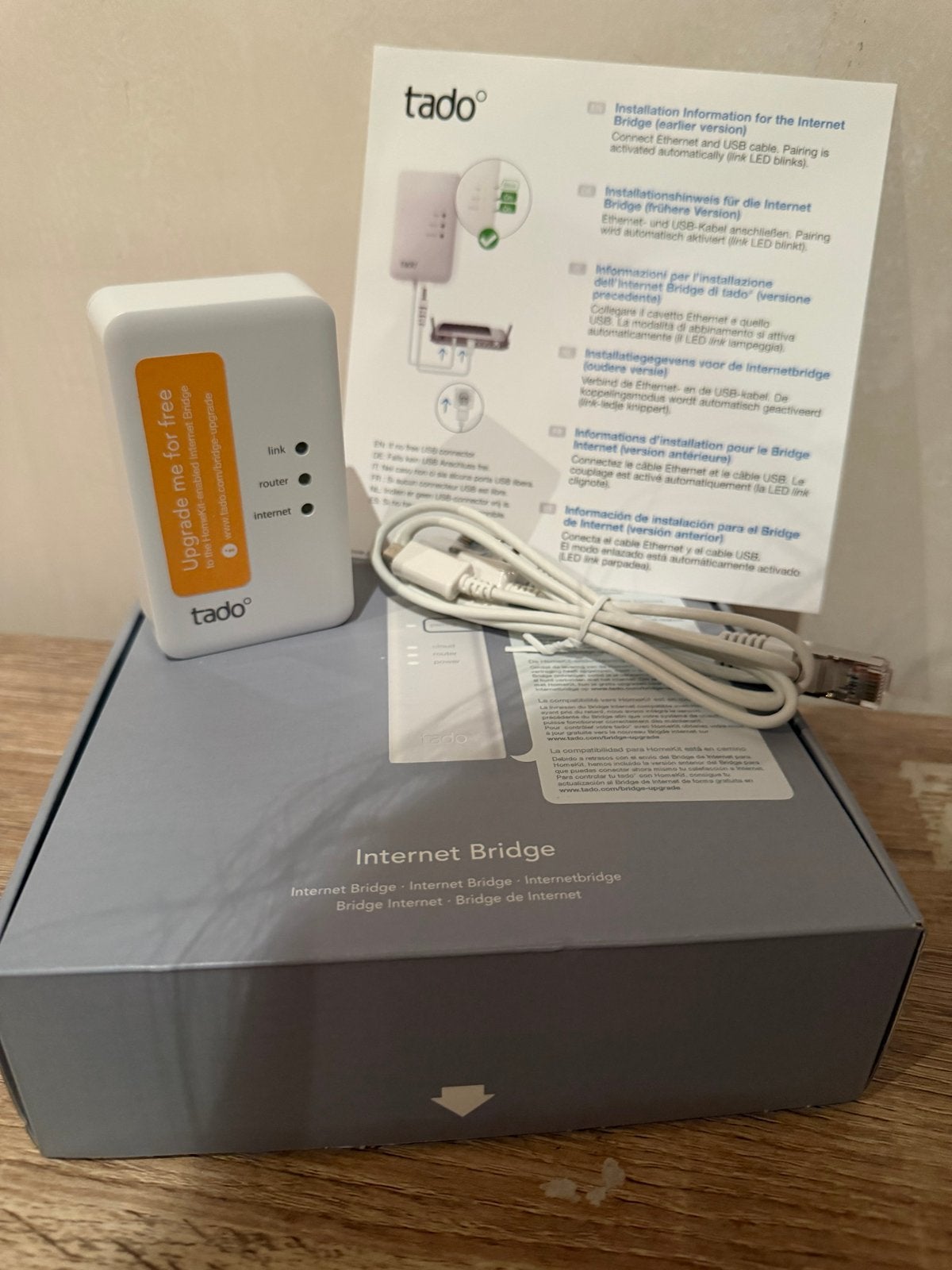 Tado Internet Bridge - Nieuw / Geopende Doos, Ophalen of Verzenden, Nieuw, Router