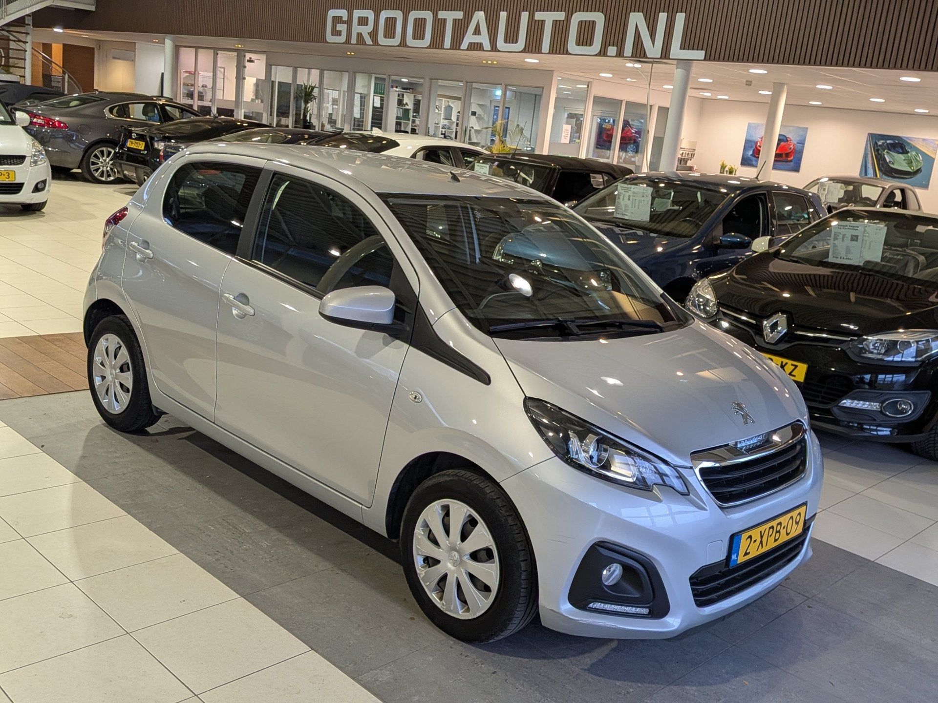 Peugeot 108 1.0 e-VTi Blue Lease NAP, Airco, Stuurbekrachtig, Auto's, Peugeot, Voorwielaandrijving, Euro 5, Stof, Gebruikt