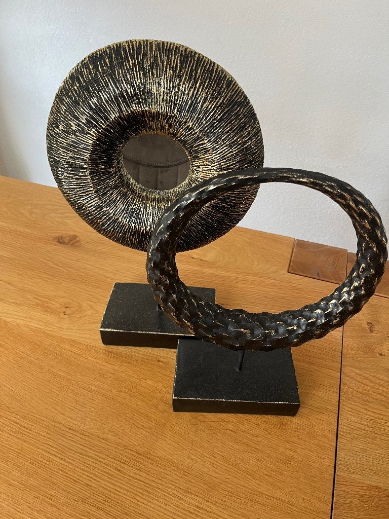 Woondecoratie, Huis en Inrichting, Woonaccessoires | Overige, Ophalen, Hout, Zwart, Zo goed als nieuw
