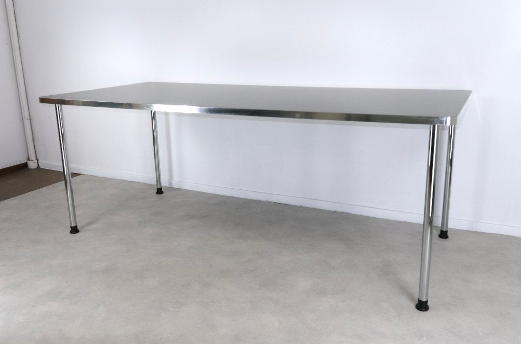 tafel Gispen Today 686 Dutch Originals 90x200 cm zwart blad, Gebruikt, -, -, 200 cm of meer