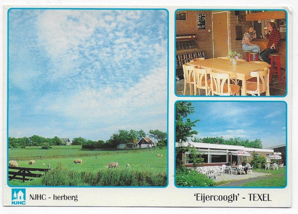 Texel Den Burg Eijercoogh ongelopen ansichtkaart( B 3005), Ophalen of Verzenden, 1960 tot 1980, Gelopen, Waddeneilanden
