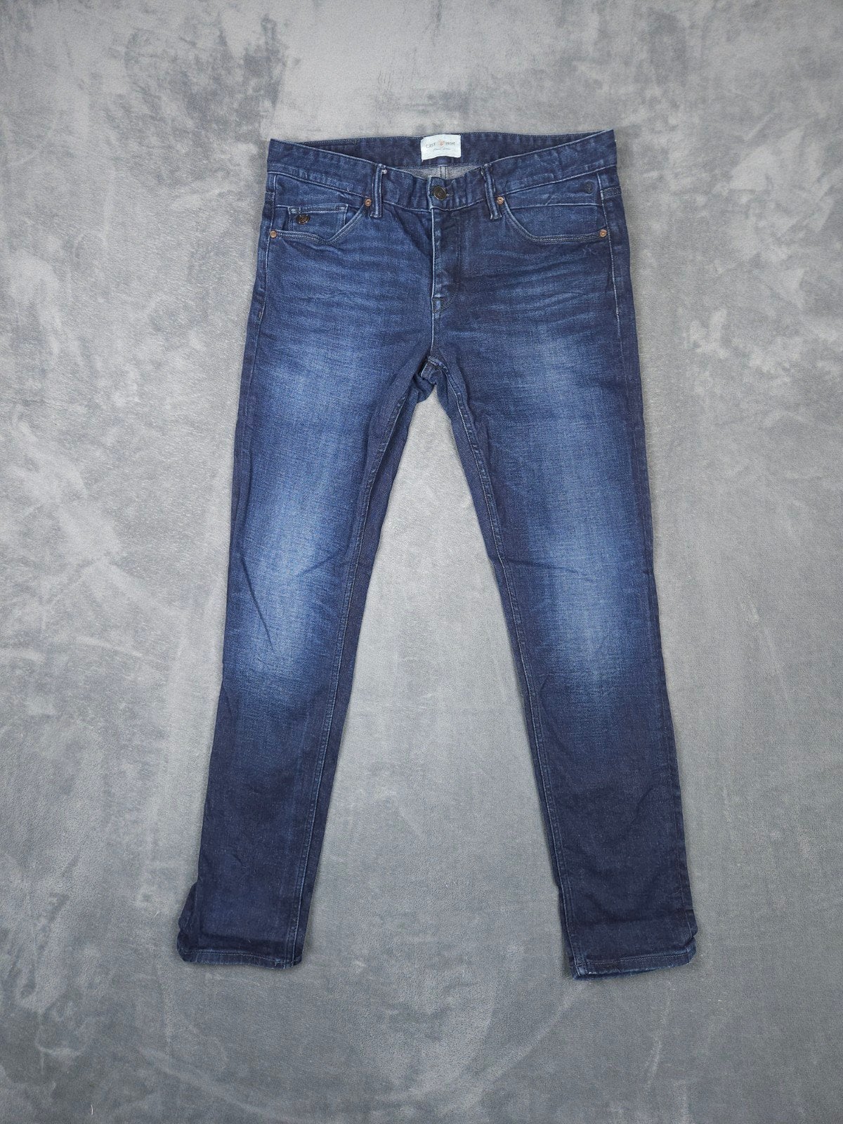 Cast Iron Riser Slim Broek W36 L34 Blauw Stretch Jeans Denim, Kleding | Heren, W36 - W38 (confectie 52/54), Blauw, ., Ophalen of Verzenden