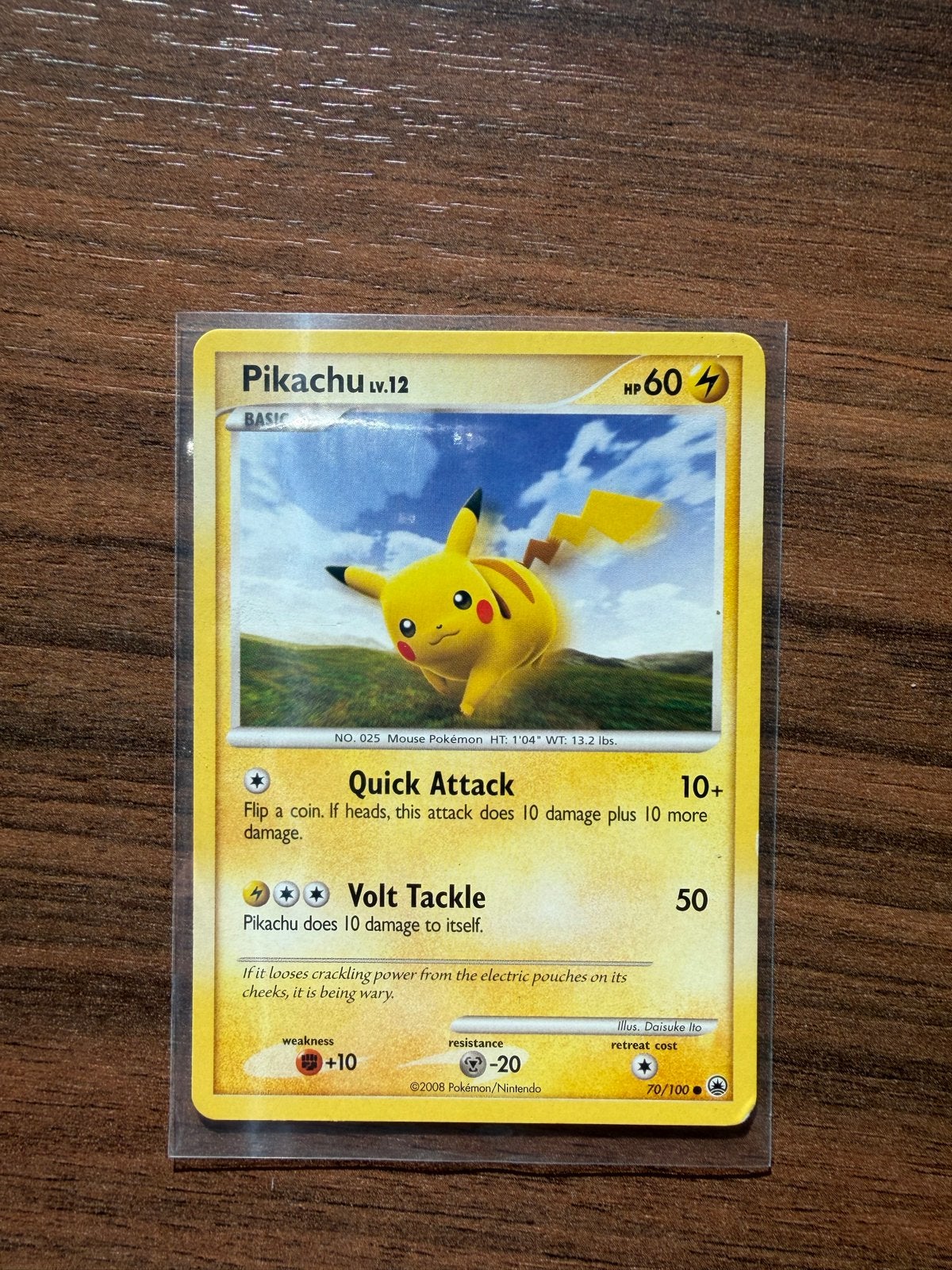 Pikachu Lv.12 Pokémon Kaart - MD 70, Ophalen of Verzenden, Gebruikt, Losse kaart