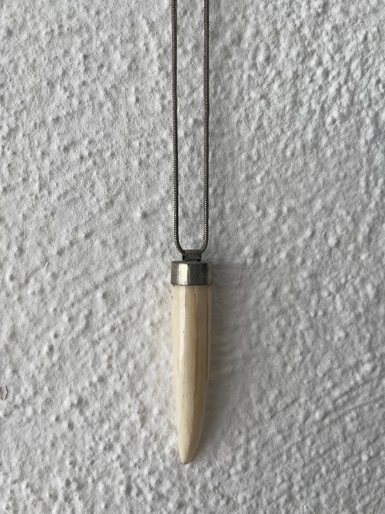 Malene Birger lange ketting met Hoorn tand, Sieraden, Tassen en Uiterlijk, Kettingen, Verzenden, Zo goed als nieuw, Overige materialen