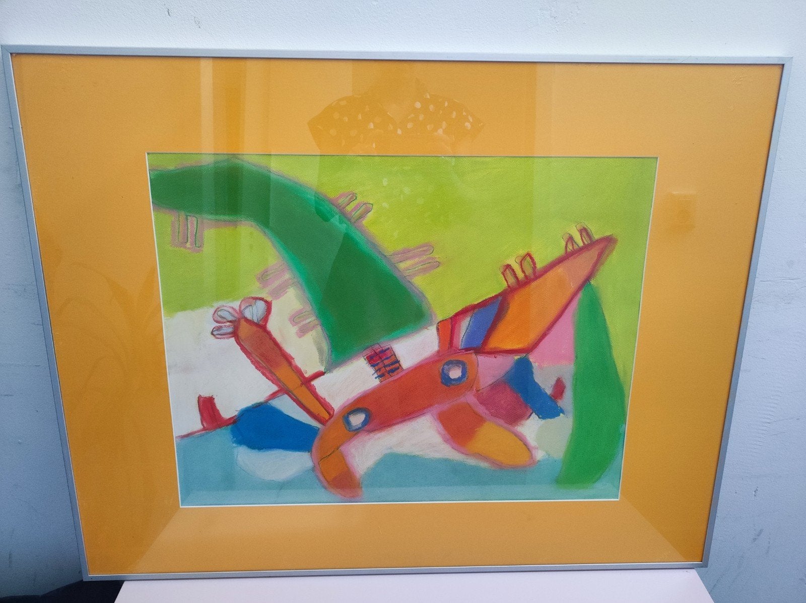 Kleurrijk abstract kunstwerk, Ophalen of Verzenden