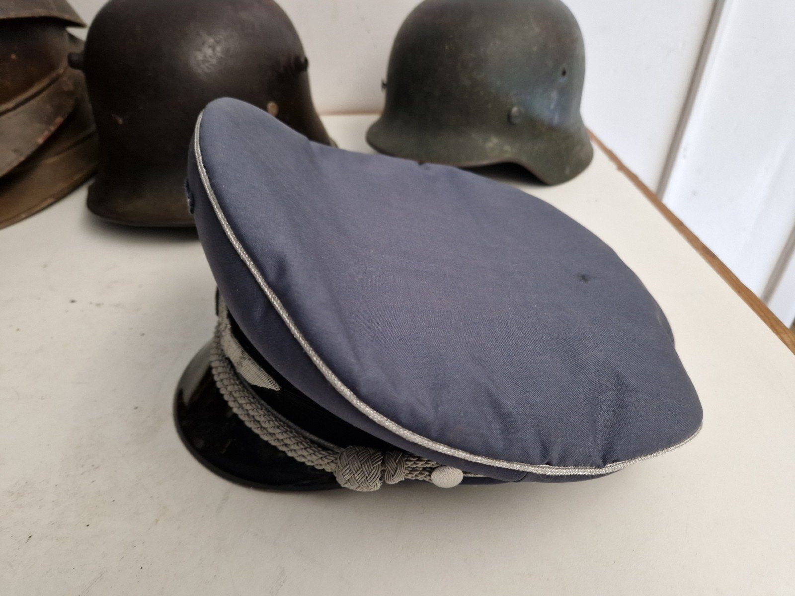 duitse kepies stuk 65€ repro fotos beschikbaar, Verzamelen, Militaria | Tweede Wereldoorlog, Ophalen of Verzenden, Duitsland