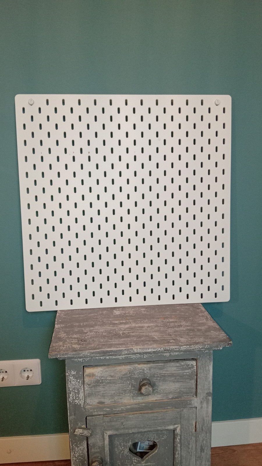 IKEA skadis pegboard 56x56 wit, Ophalen, Zo goed als nieuw