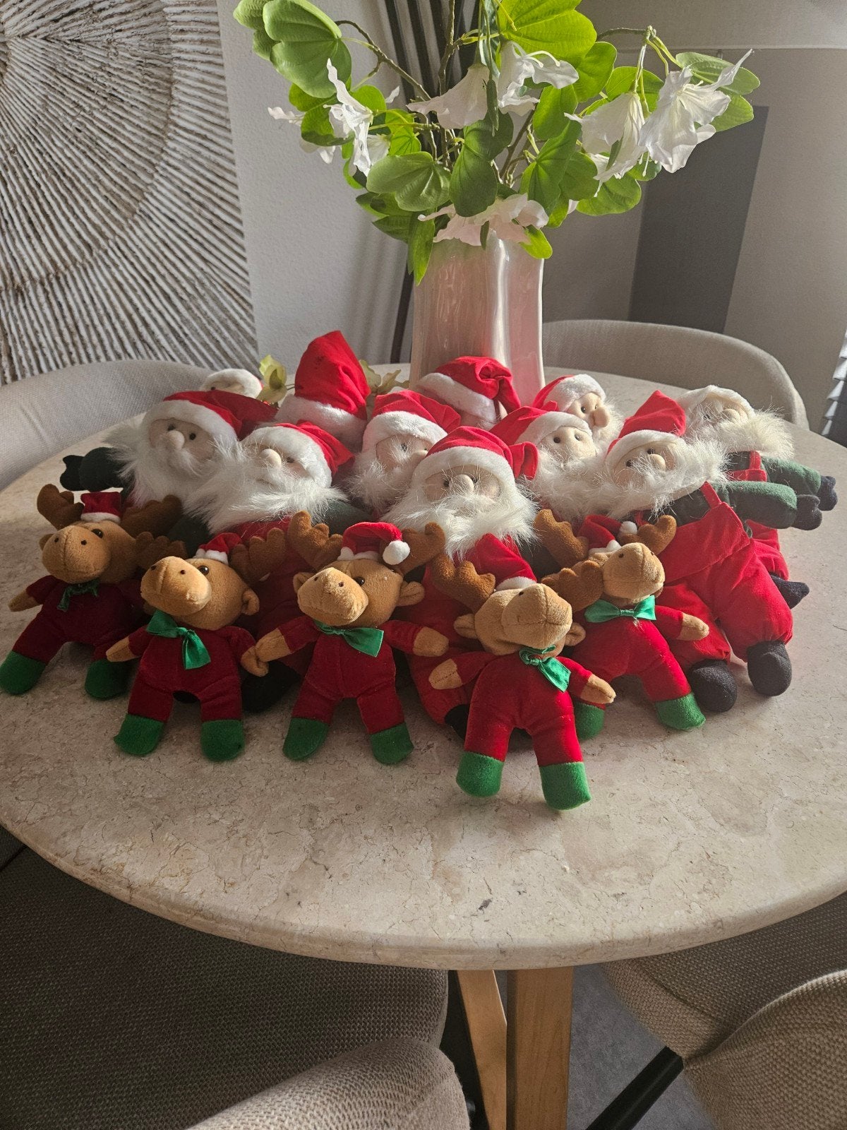 11 kerst poppen en 5 rendier poppen, Ophalen of Verzenden