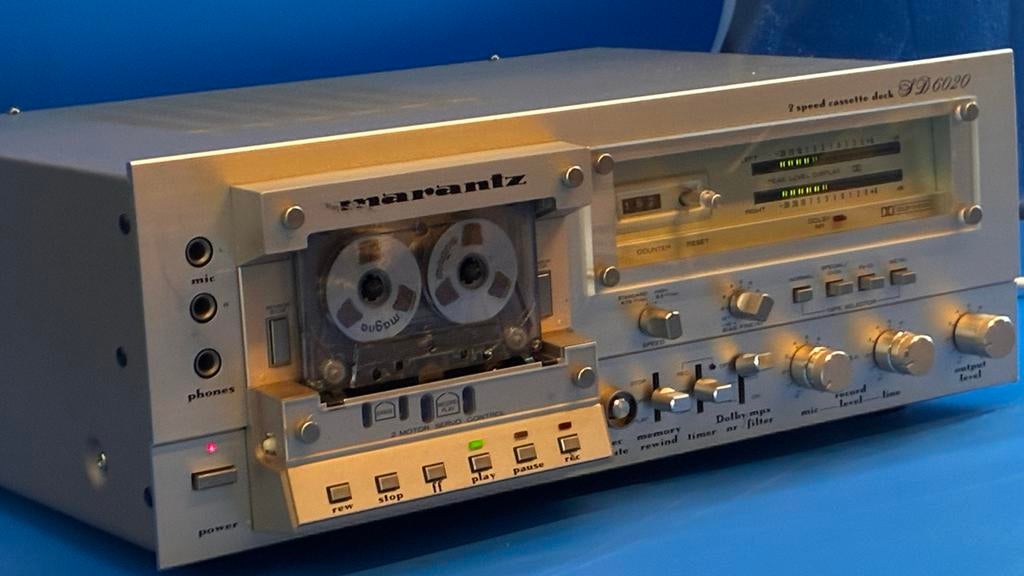 Marantz - SD6020 2-speed cassettedeck - REFURBISHED, Ophalen of Verzenden, Enkel, Marantz, Tiptoetsen