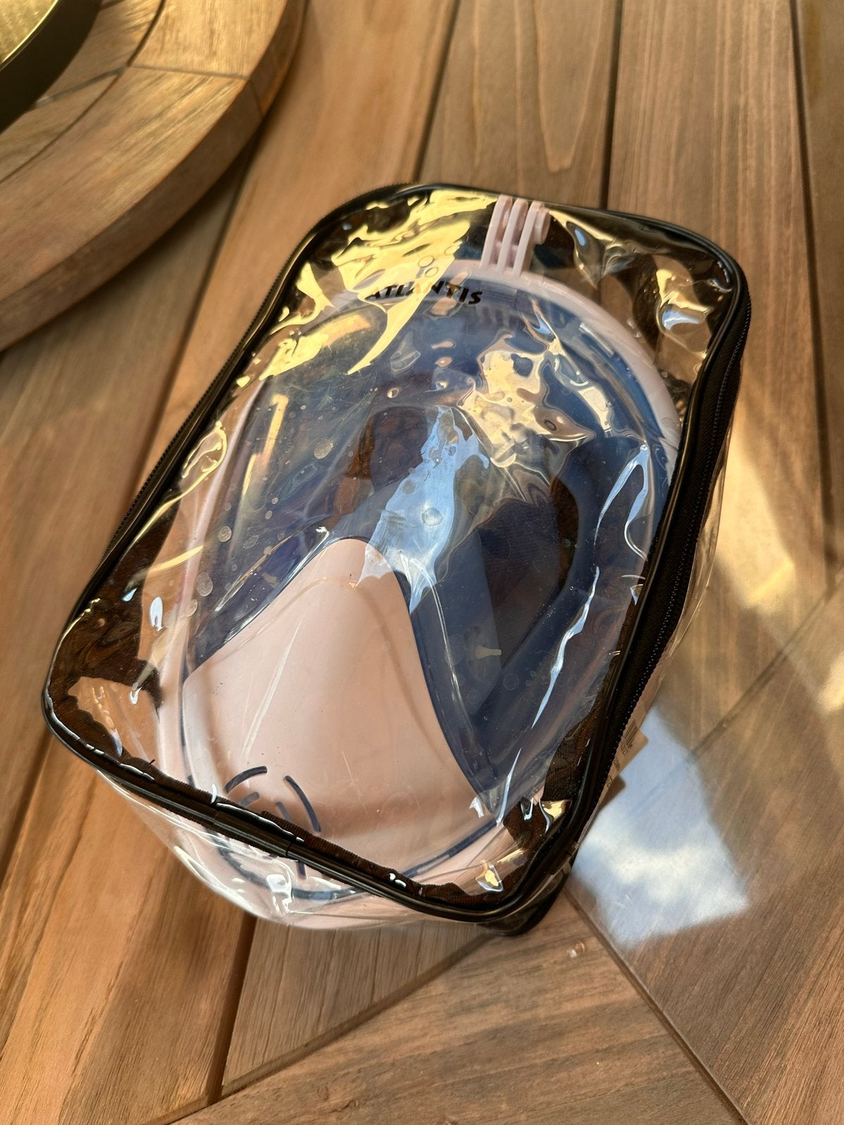 Atlantis 2.0 Duikmasker Volgelaatsmasker Wit/Blauw S/M, Watersport en Boten, Ophalen, Zo goed als nieuw, Snorkelmasker