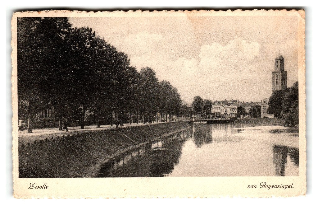 Zwolle, Van Royensingel, Verzenden, 1940 tot 1960, Gelopen, Overijssel