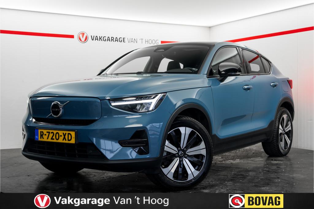 Volvo C40 Recharge Core 69 kWh Panoramadak Electrische trekh, Stof, Gebruikt, Blauw, 90 €/maand