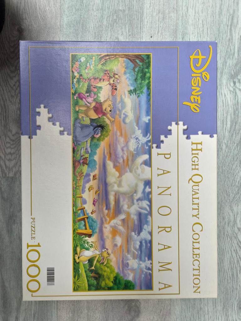 Disney puzzel panorama 1000 stukjes., Ophalen of Verzenden, 500 t/m 1500 stukjes, Zo goed als nieuw