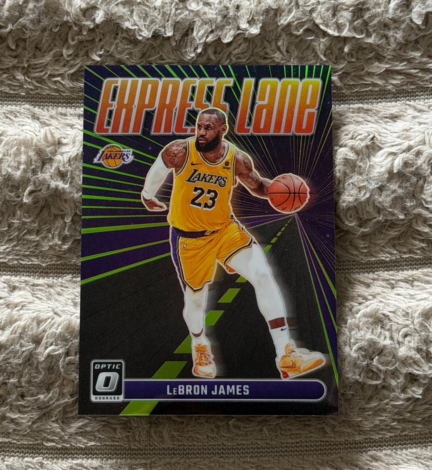 NBA /149 LeBron James card Lakers Panini basketbal kaartjes, Ophalen of Verzenden, Zo goed als nieuw, Overige typen