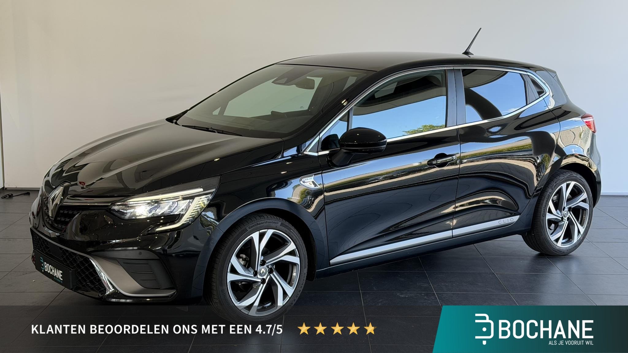 Renault Clio 1.0 TCe R.S. Line NAVI|CLIMATE| 360 CAMERA, Auto's, Renault, Gebruikt, Met garantie (alle), Leder en Stof, Origineel Nederlands