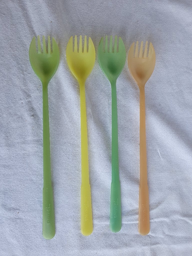 Retro vintage design cocktail vorkjes Tupperware – jaren 50, Ophalen of Verzenden, Huis en Inrichting