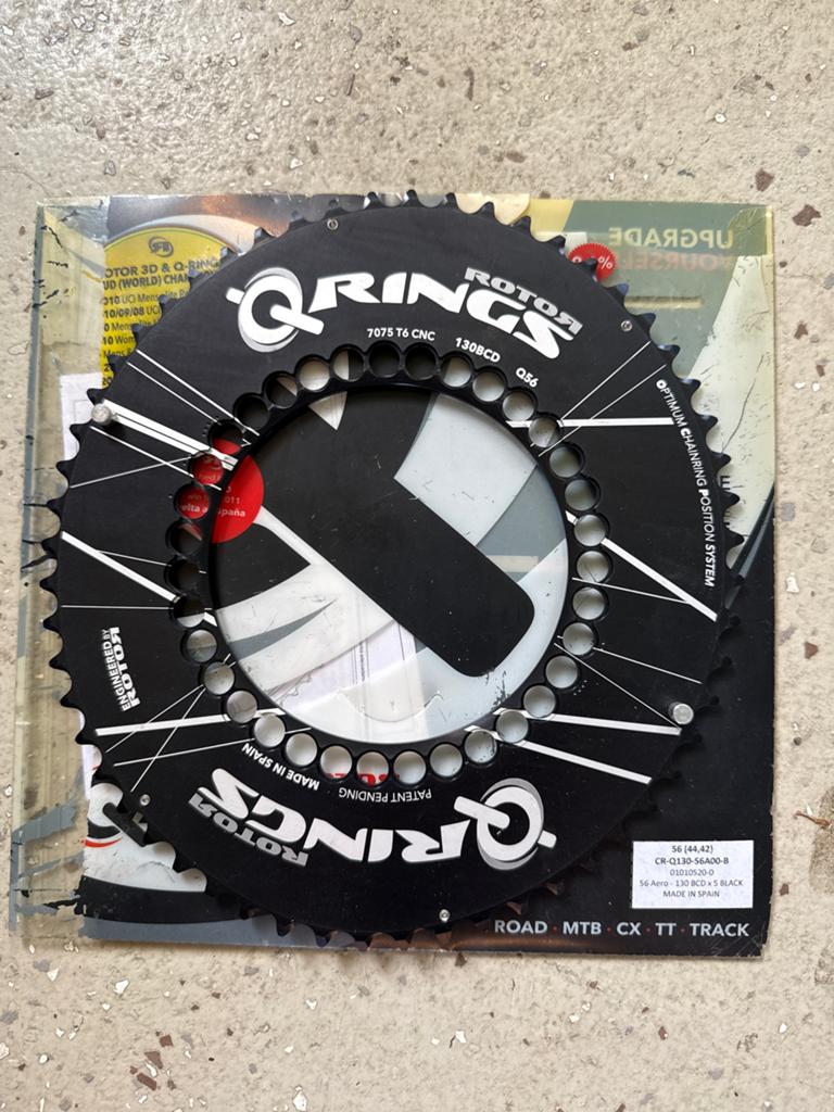 Rotor Q-Rings 56T Aero Ovaal Kettingblad 130BCD, Fietsen en Brommers, Fietsonderdelen, Nieuw, Ophalen of Verzenden, Derailleur of Ketting