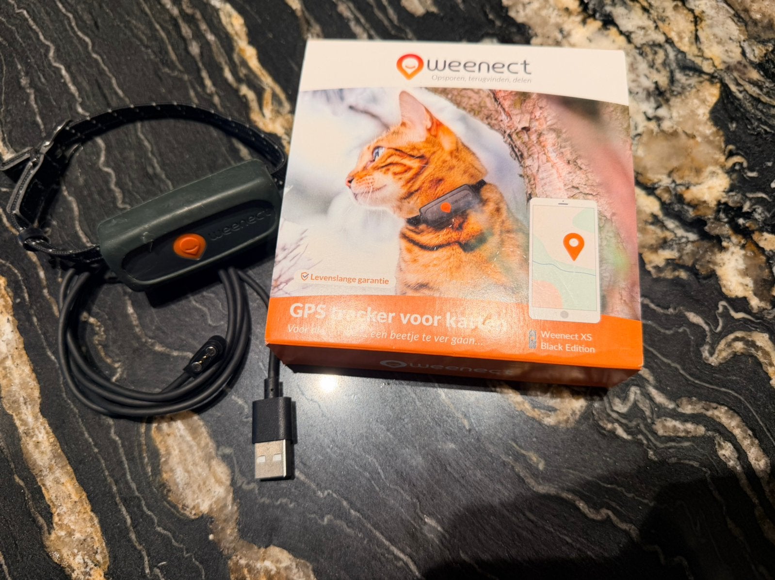 Weenect GPS katten tracker, Dieren en Toebehoren, Katten-accessoires, Ophalen of Verzenden, Zo goed als nieuw