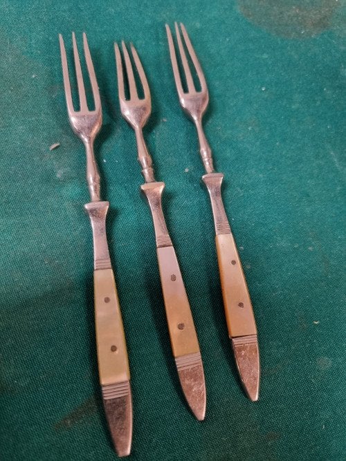 vorkjes voor zuur parelmoer drie stuks, Ophalen of Verzenden, 'T Olde Gre-j, Info@toldegrej.nl, Endepoelstraat 20f Didam