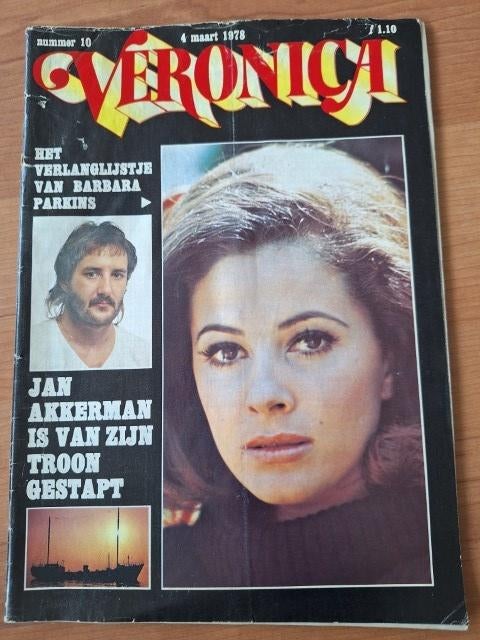 Veronica 1978 Barbara Parkins Jan Akkerman Andre van Duin, Verzamelen, Verzenden, 1960 tot 1980, Nederland, Tijdschrift