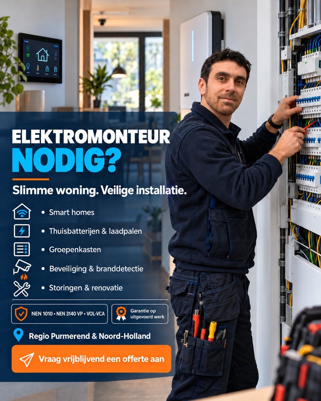 Elektromonteur nodig?, Diensten en Vakmensen, 24-uursservice