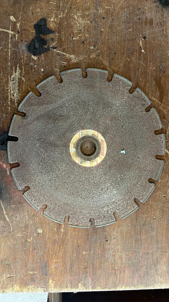 Diamant schijf 30 cm - Gat 30 mm, Ophalen of Verzenden, Gebruikt, Overige typen