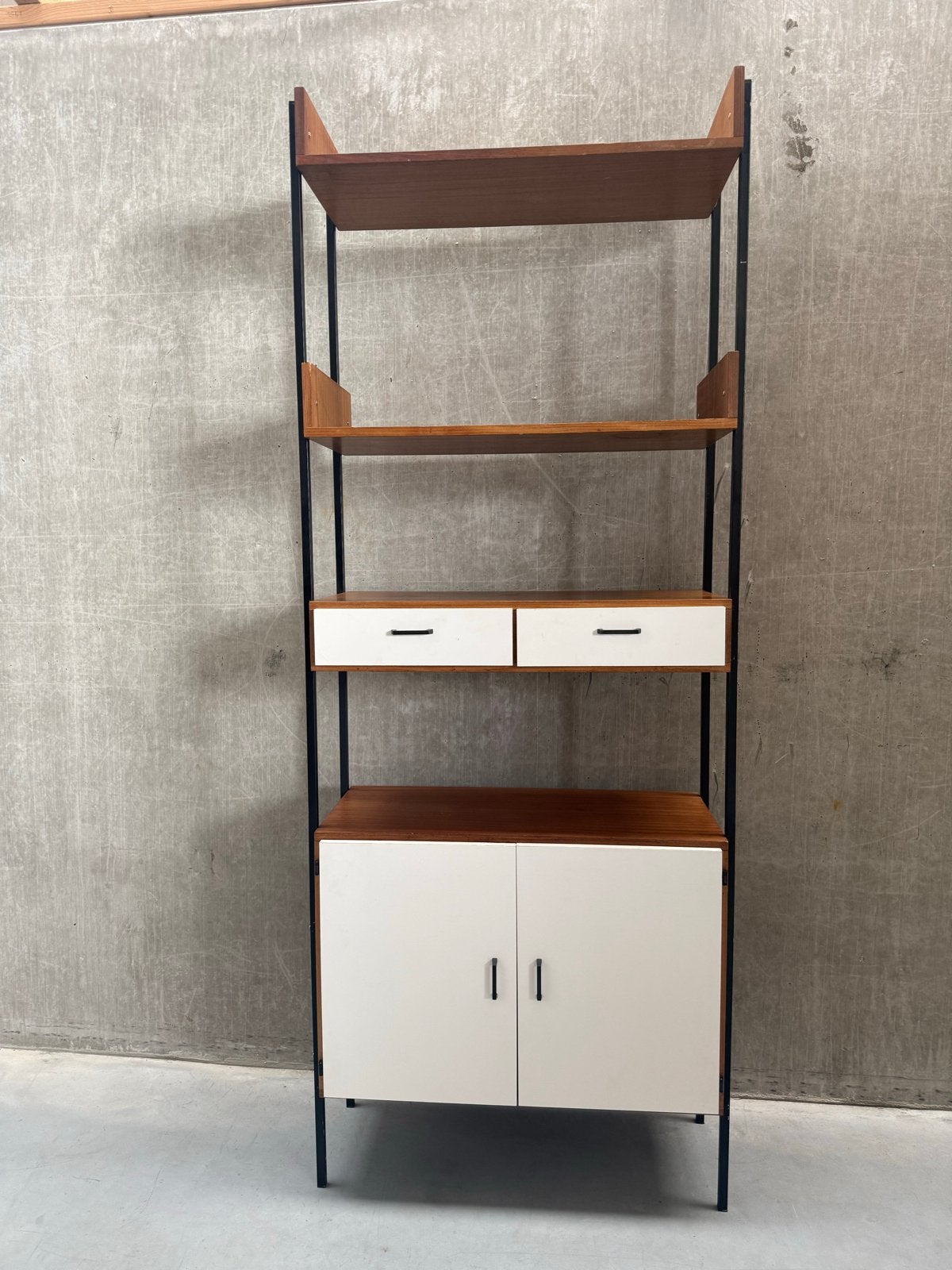 Vintage Simpla Lux Wandmeubel Kast Deens Design 1960's, Ophalen of Verzenden