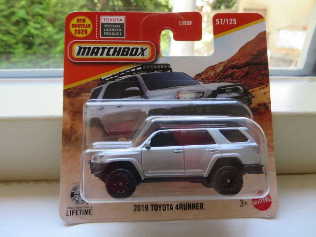 Matchbox Toyota 4Runner 2019 zilver, Ophalen of Verzenden, Nieuw, Auto