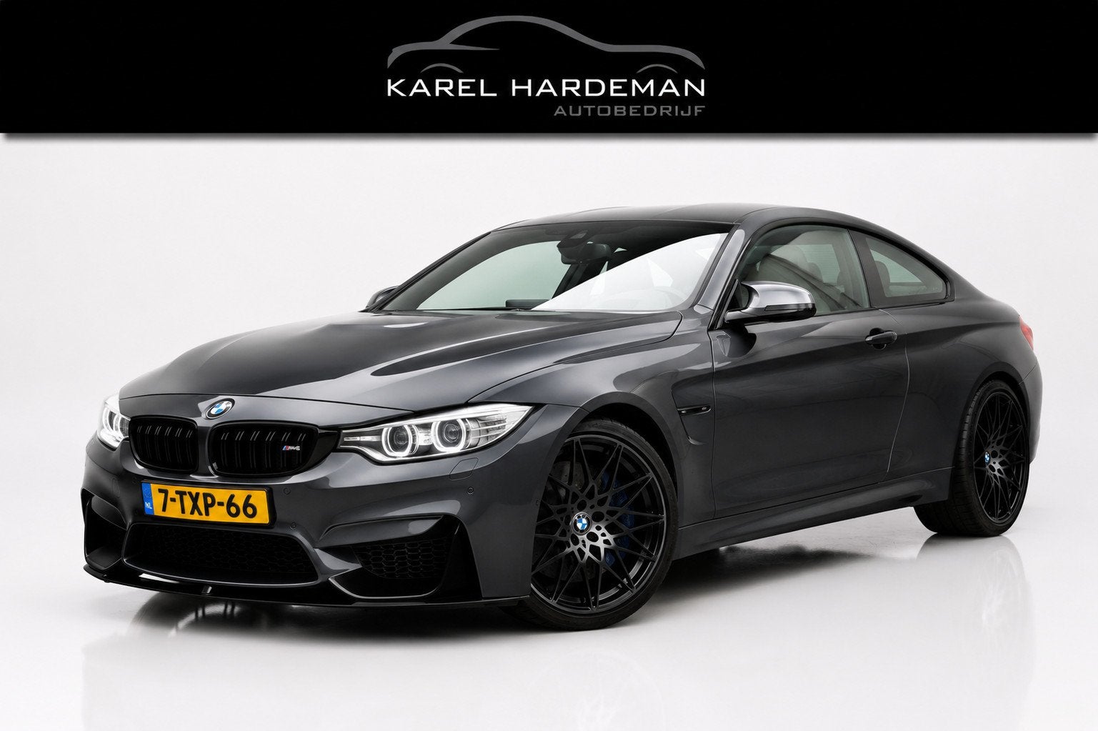 BMW 4-serie Coupé M4 | HUD | H&K | Side View, Automaat, 4-Serie, 4 stoelen, Bedrijf