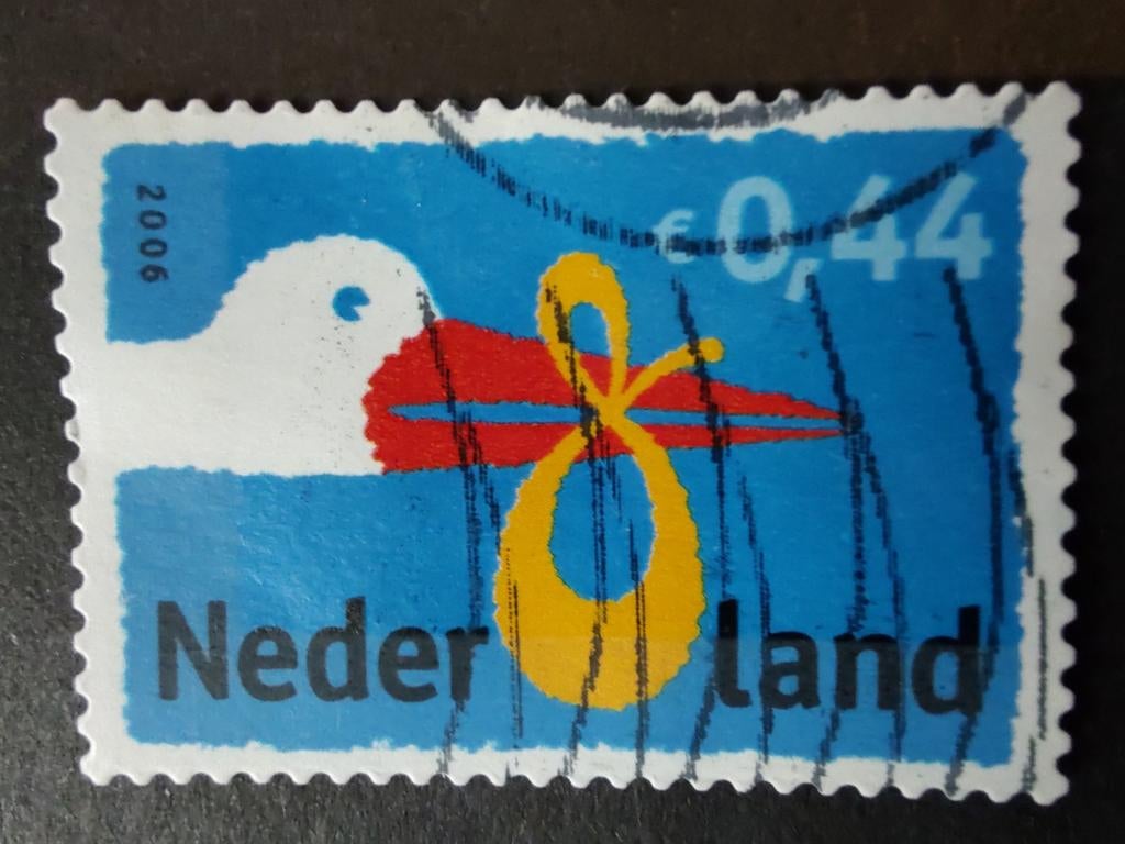 2482 geboorte zegel 0,44 euro cent 2006, Ophalen of Verzenden