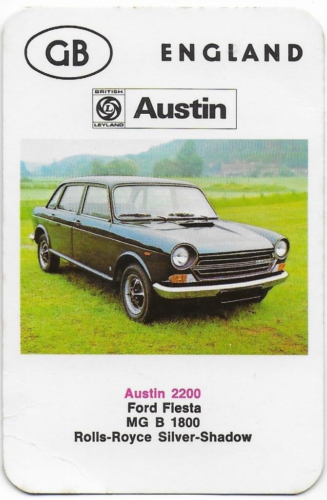 ak1021-- Autokaartje England Austin 2200, Ophalen of Verzenden, Zo goed als nieuw, Auto's