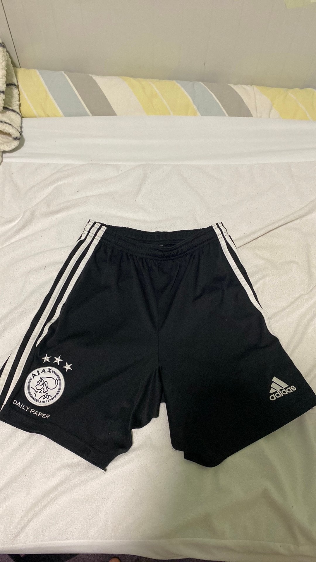 Ajax voetbal shorts, Ophalen, Zo goed als nieuw, Zwart, Voetbal