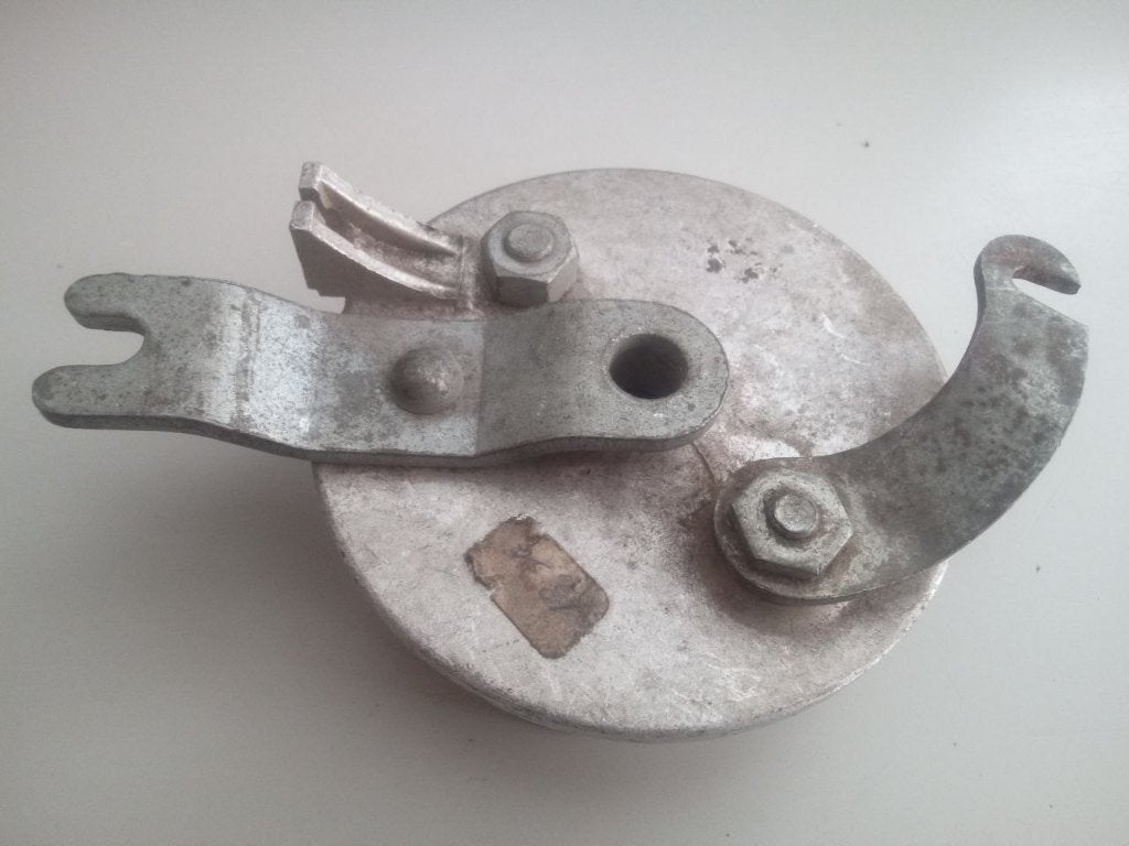 Remplaat circa 100 mm voorwiel + remschoenen,, Fietsen en Brommers, Brommeronderdelen | Oldtimers, Ophalen of Verzenden, Nieuw