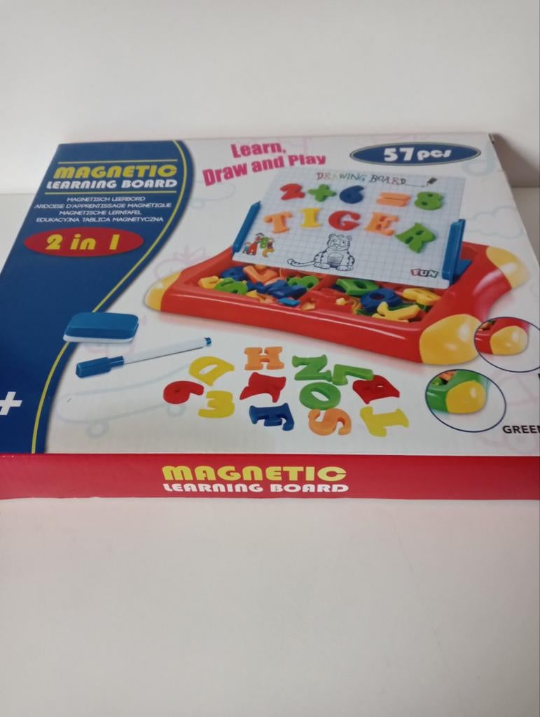 Magnetisch leerbord met letters en cijfers, Ophalen of Verzenden, Zo goed als nieuw, Taal en Lezen, Met geluid