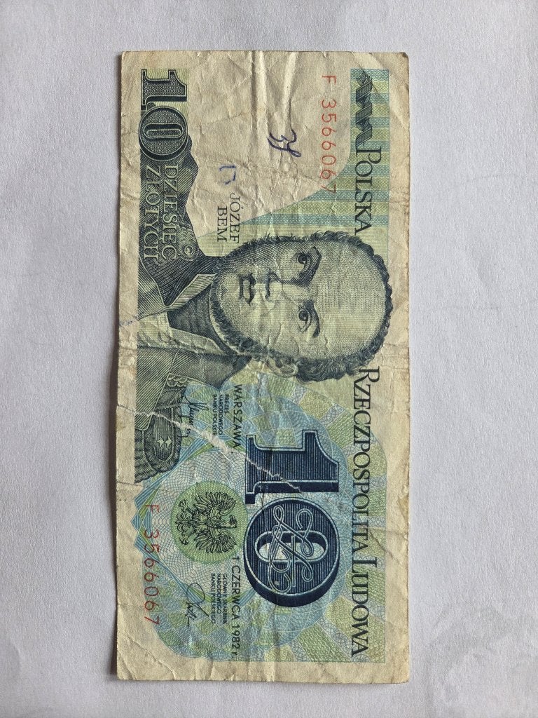 Bankbiljet Polen, Ophalen of Verzenden, Polen, Los biljet