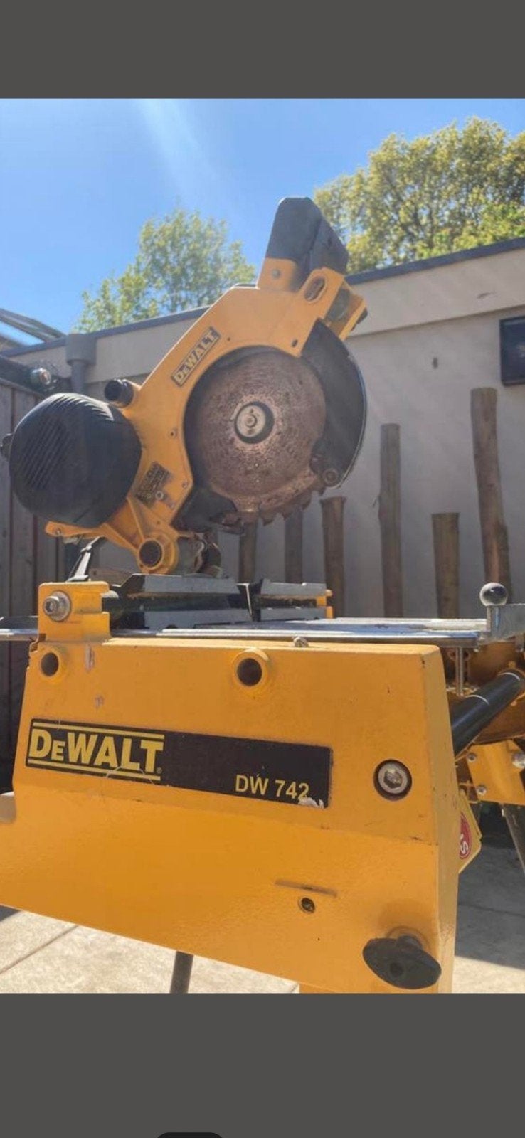 DeWalt DW 742 Tafelzaag - Krachtige en Betrouwbaar, Gebruikt, Cirkelzaag, DeWalt, 70 mm of meer