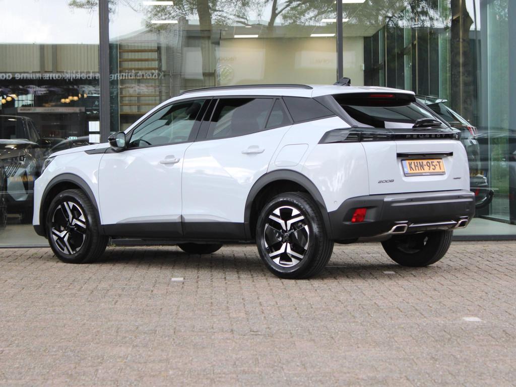 Peugeot 2008 1.2 Hybrid 145 Allure Automaat | Apple Carplay, Auto's, Peugeot, Gebruikt, Euro 6, 1199 cc, Leder en Stof
