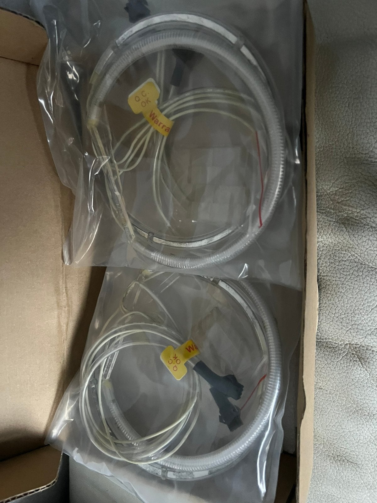Angel eyes ringen bmw 3 serie E46 white projector NIEUW!, Auto-onderdelen, Ophalen, Nieuw, BMW