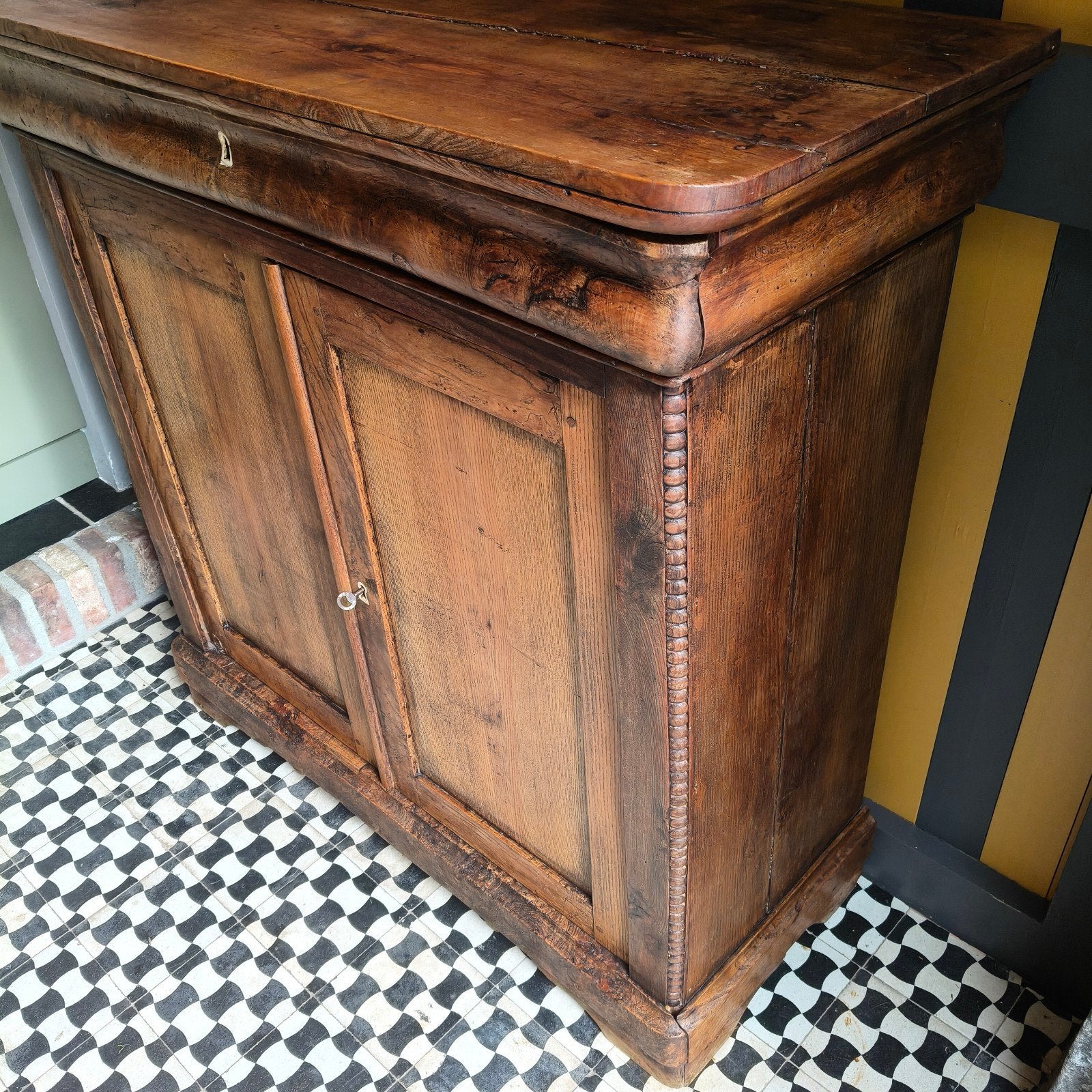 ❤️ Antieke massief houten meidenkast, biedermeier, Ophalen